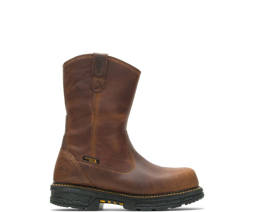 Bottes Wolverine Hellcat UltraSpring Wellington Homme - Marron Foncé (BNH084691)